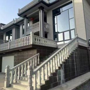 大同 芝麻白别墅阳台栏杆，楼梯栏杆