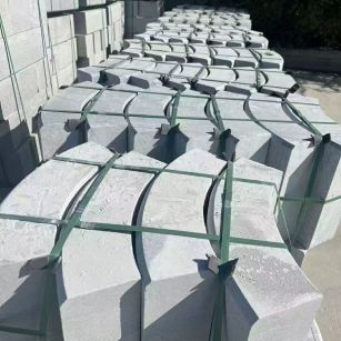 大同 芝麻灰弧形路沿石