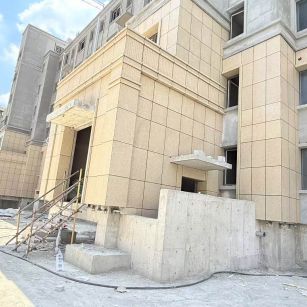 大同 黄金麻干挂，工地实拍