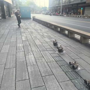 大同仿古石铺装效果