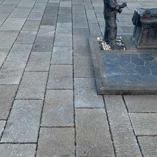 大同仿古石铺装效果