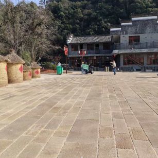 大同仿古石铺装效果