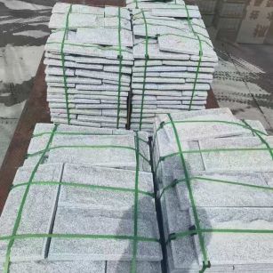 大同 芝麻白蘑菇石装车出货