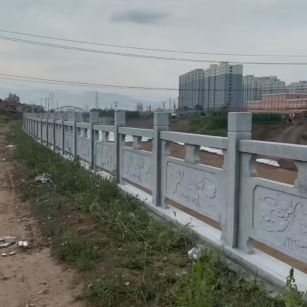 大同 石材河道栏杆