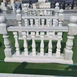 大同 别墅石材栏杆特写