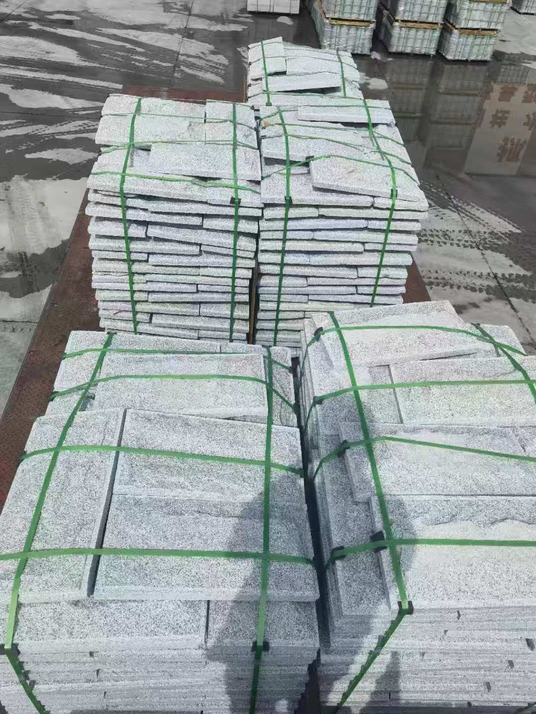 大同 芝麻白蘑菇石装车出货