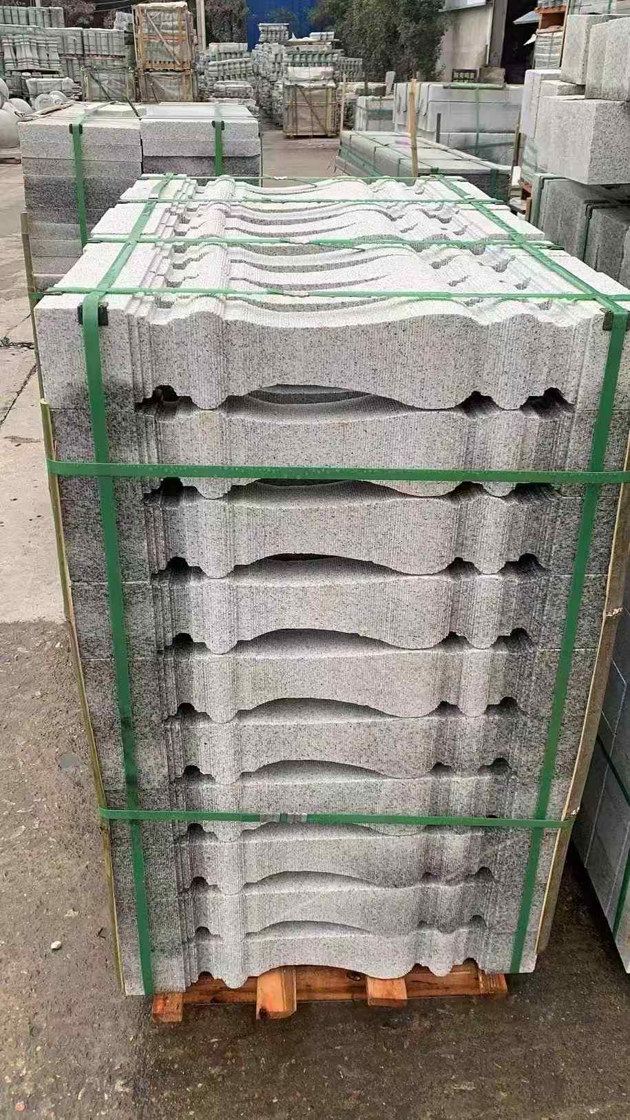 大同 芝麻白方形拉丝面，栏杆花瓶柱
