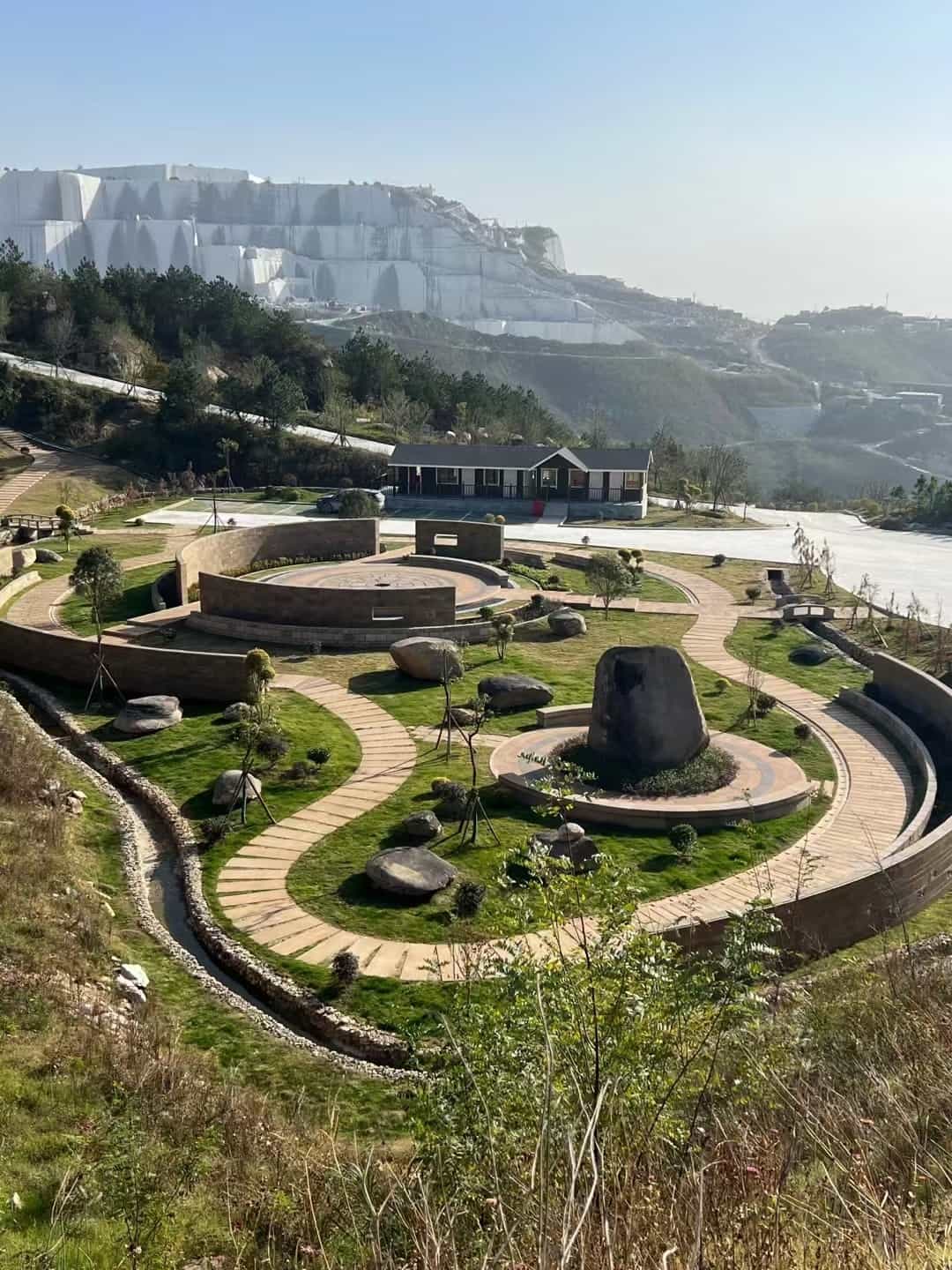 大同仿古石铺装整体效果