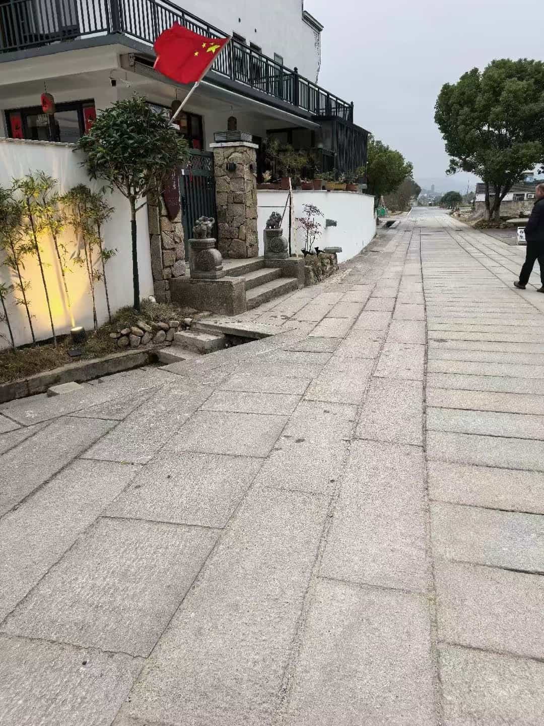 大同仿古石铺装效果