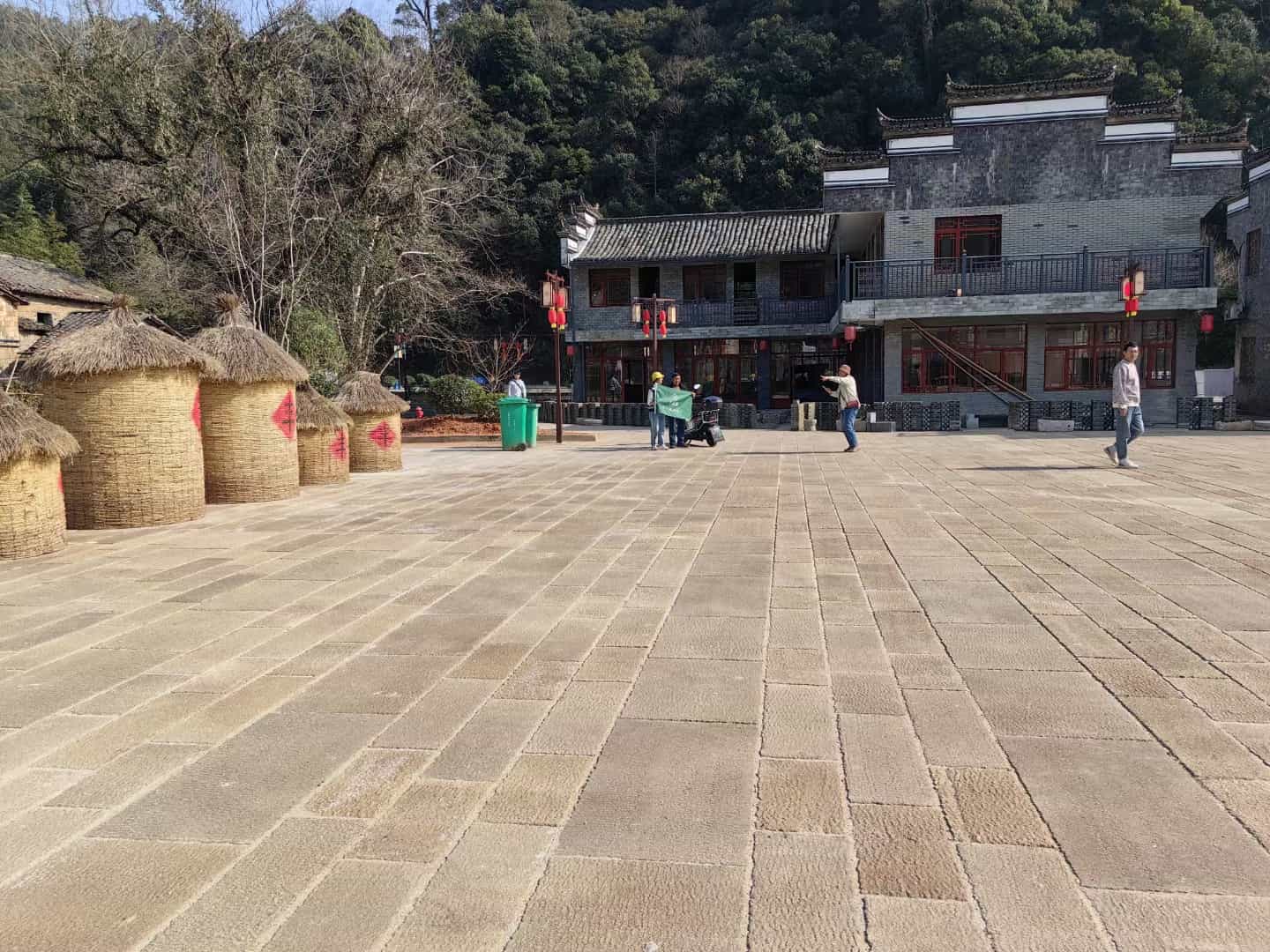 大同仿古石铺装效果