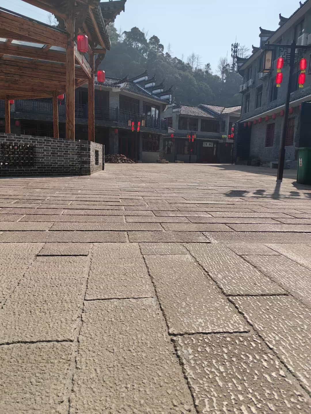 大同仿古石铺装效果