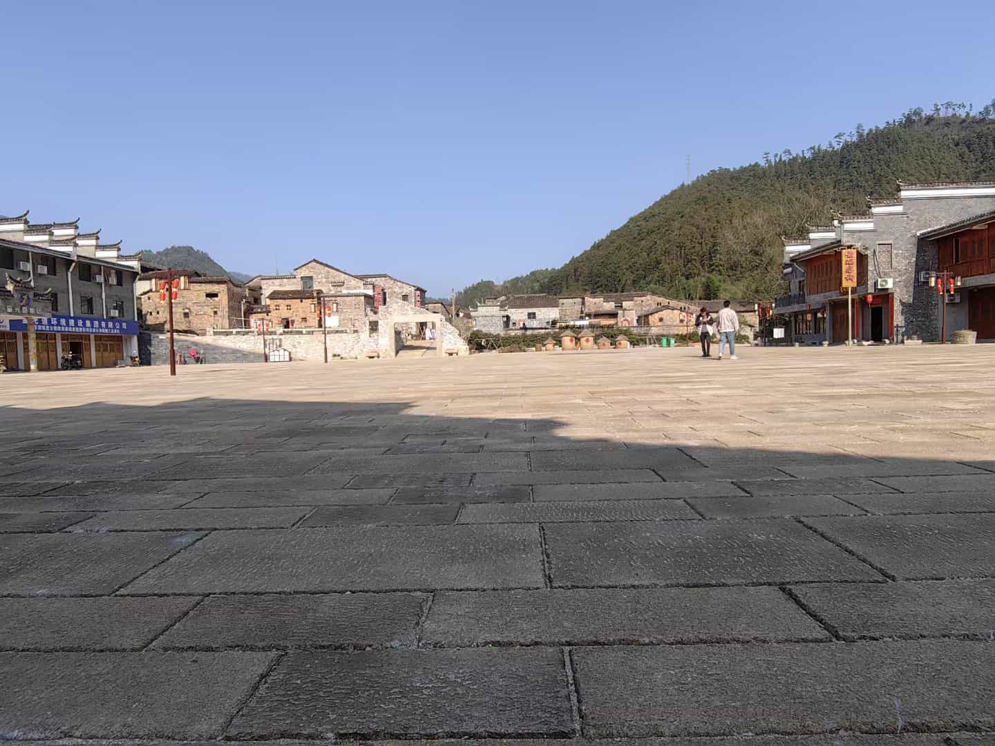 大同仿古石铺装效果