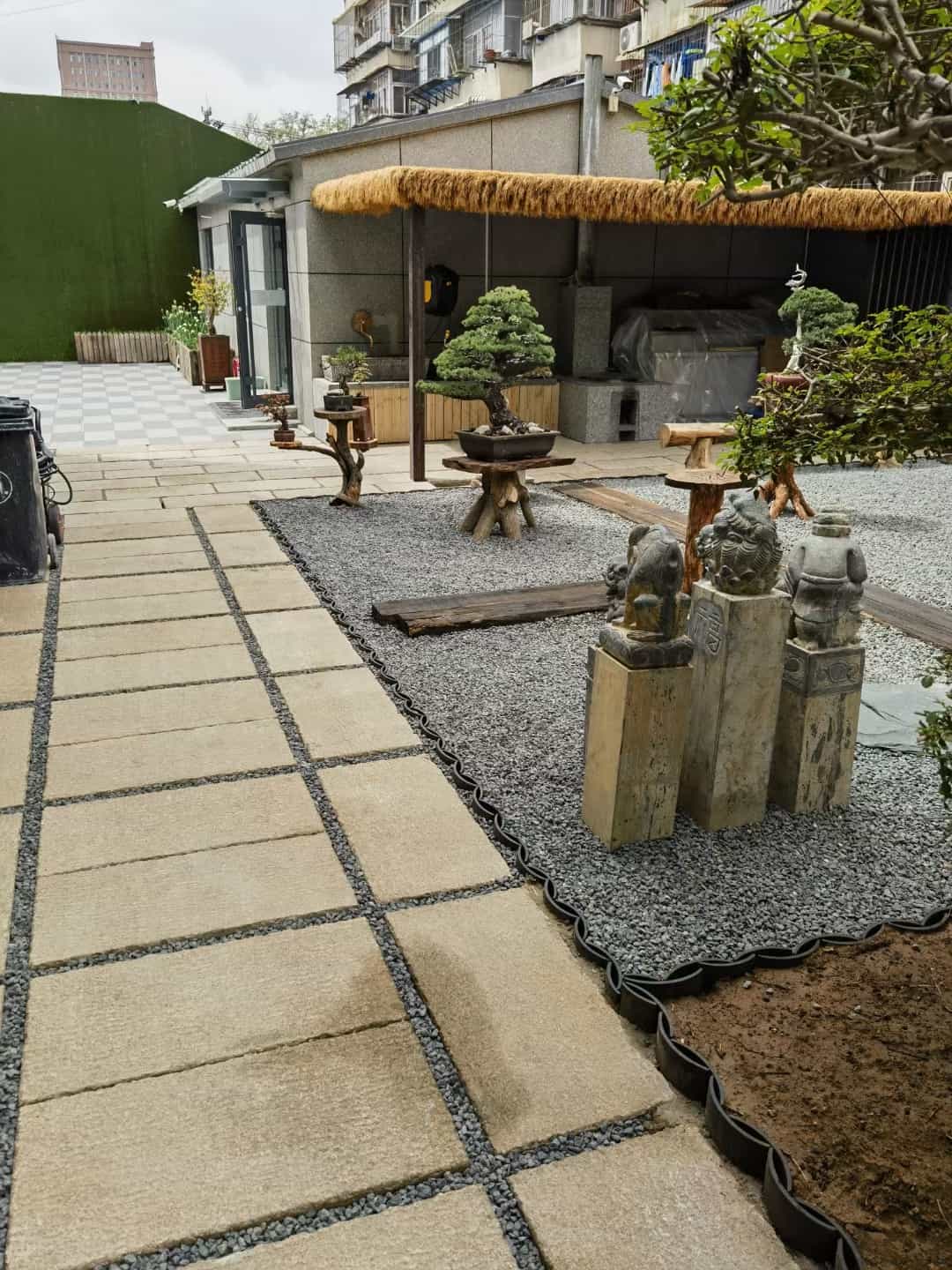 大同仿古石铺装效果
