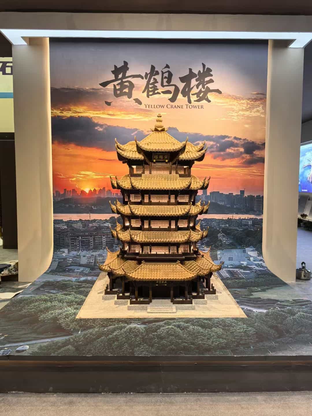 大同仿古石文创作品-黄鹤楼