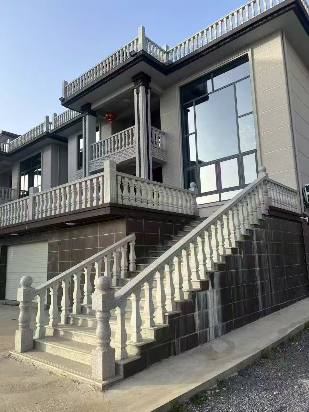 大同 芝麻白别墅阳台栏杆，楼梯栏杆