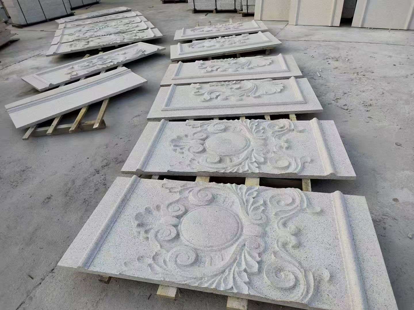 大同 芝麻白干挂雕花板